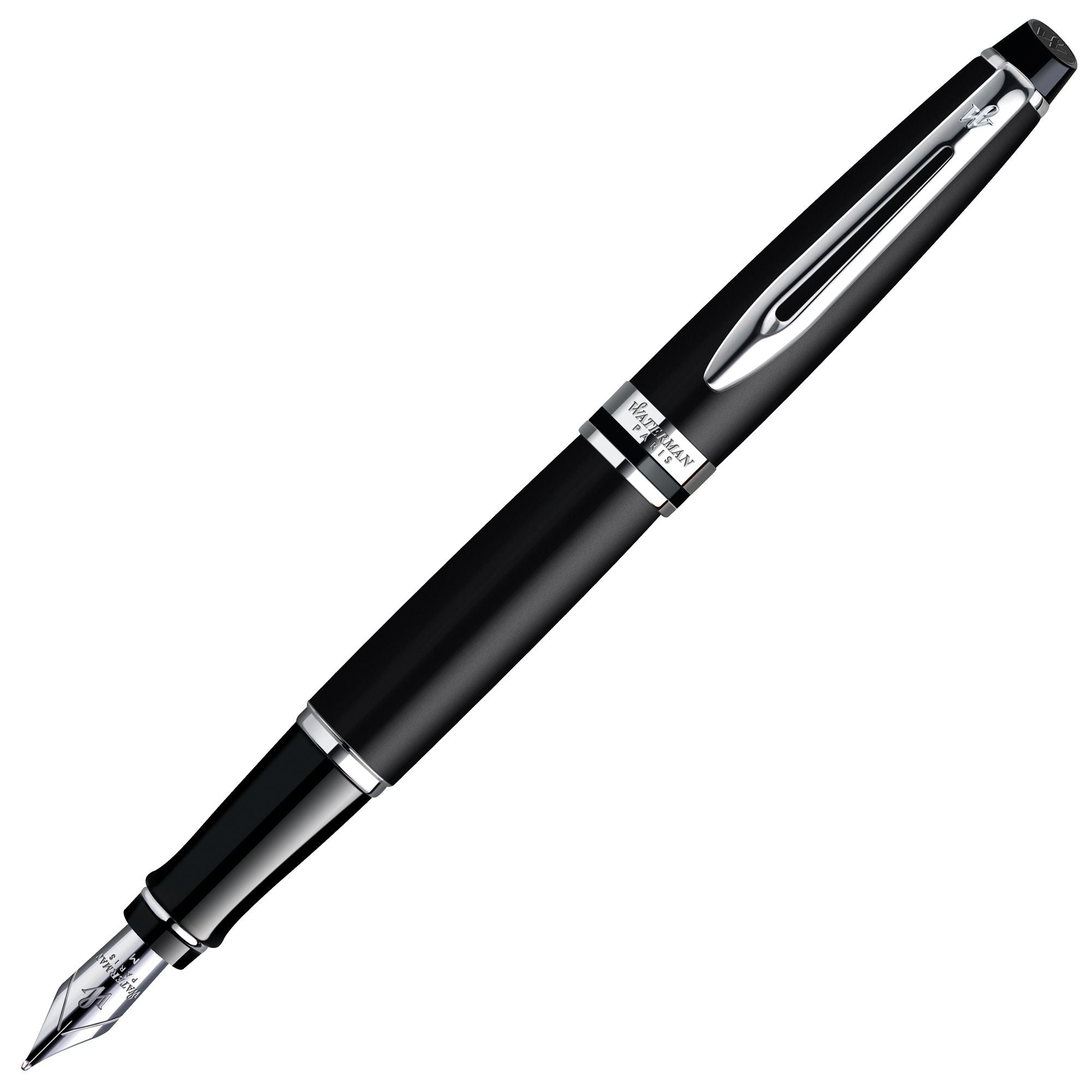 Stylo plume WATERMAN Expert - Noir Mat CT - Fine (F) - 