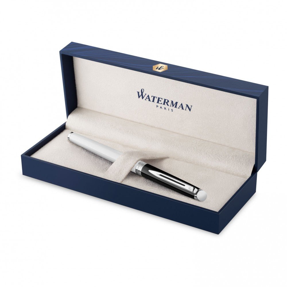 Stylo plume WATERMAN Hémisphère Colour Blocking - Noir et Blanc CT - Fine (F) - 3026982028433