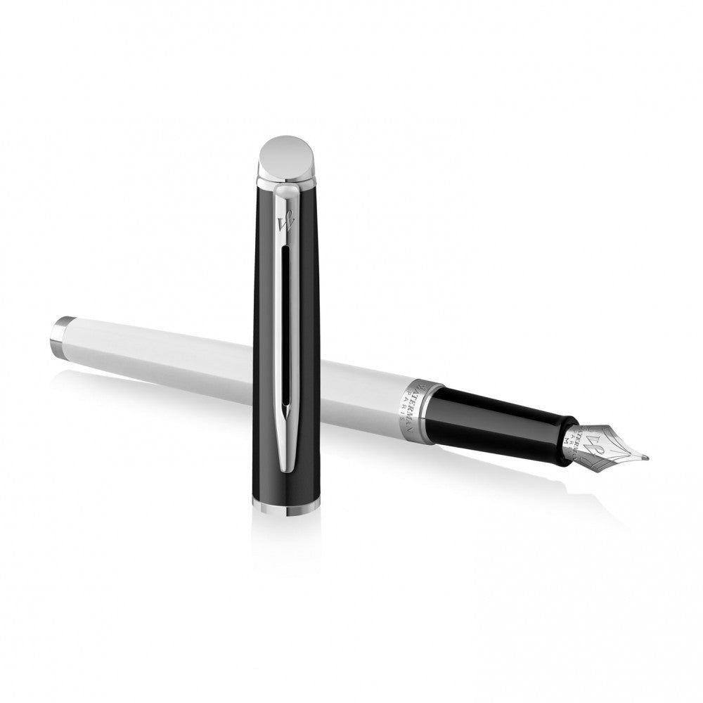 Stylo plume WATERMAN Hémisphère Colour Blocking - Noir et Blanc CT - Fine (F) - 3026982028433