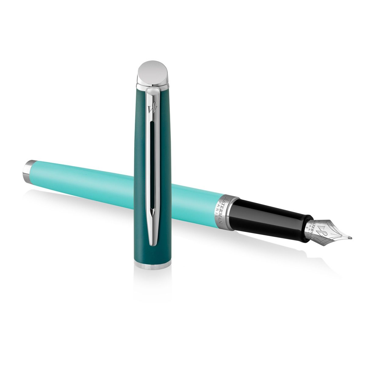 Stylo plume WATERMAN Hémisphère Colour Blocking - Vert CT - Fine (F) - 3026981901225