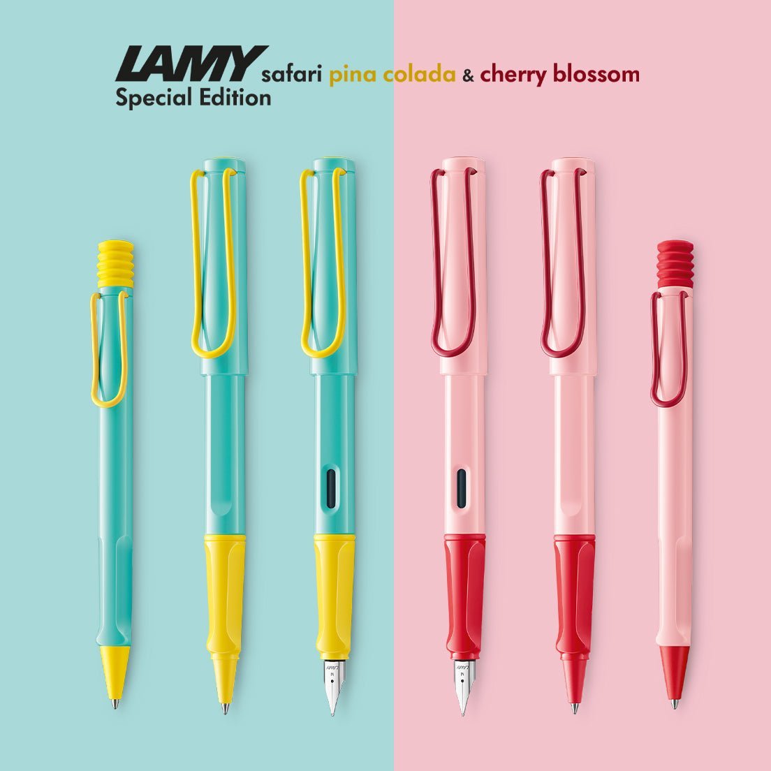 Stylo roller LAMY safari Édition Spéciale 2024 - Pina Colada - 4014519783244