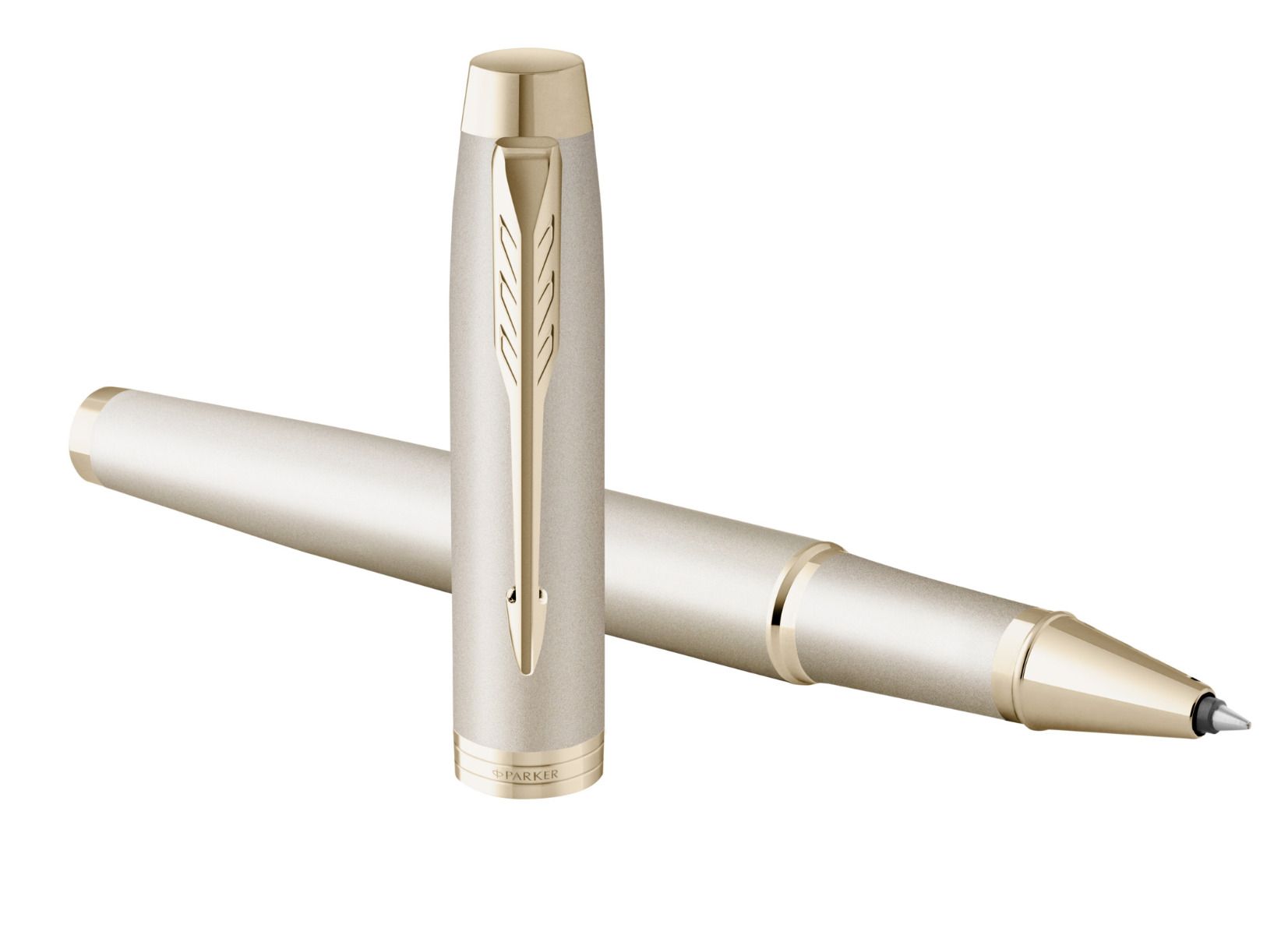 Stylo roller PARKER IM Monochrome - Champagne - 3026981729553