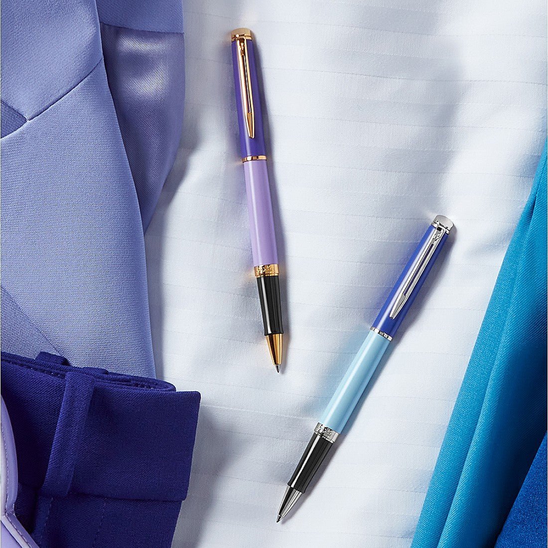 Stylo roller WATERMAN Hémisphère Colour Blocking - Violet GT - 3026981799228