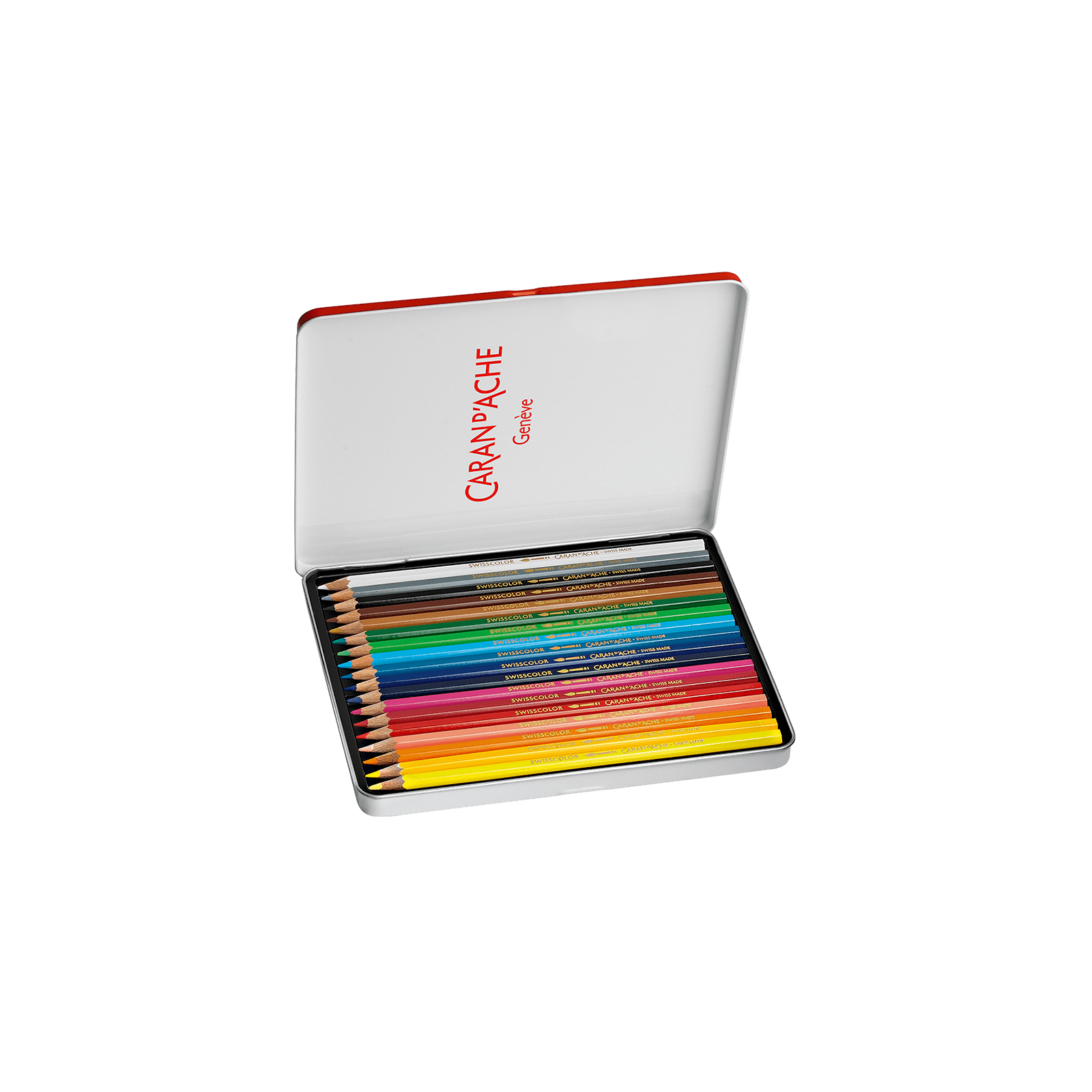 SWISSCOLOR Aquarellable - Boîte Métal 18 Couleurs - 7610186018329