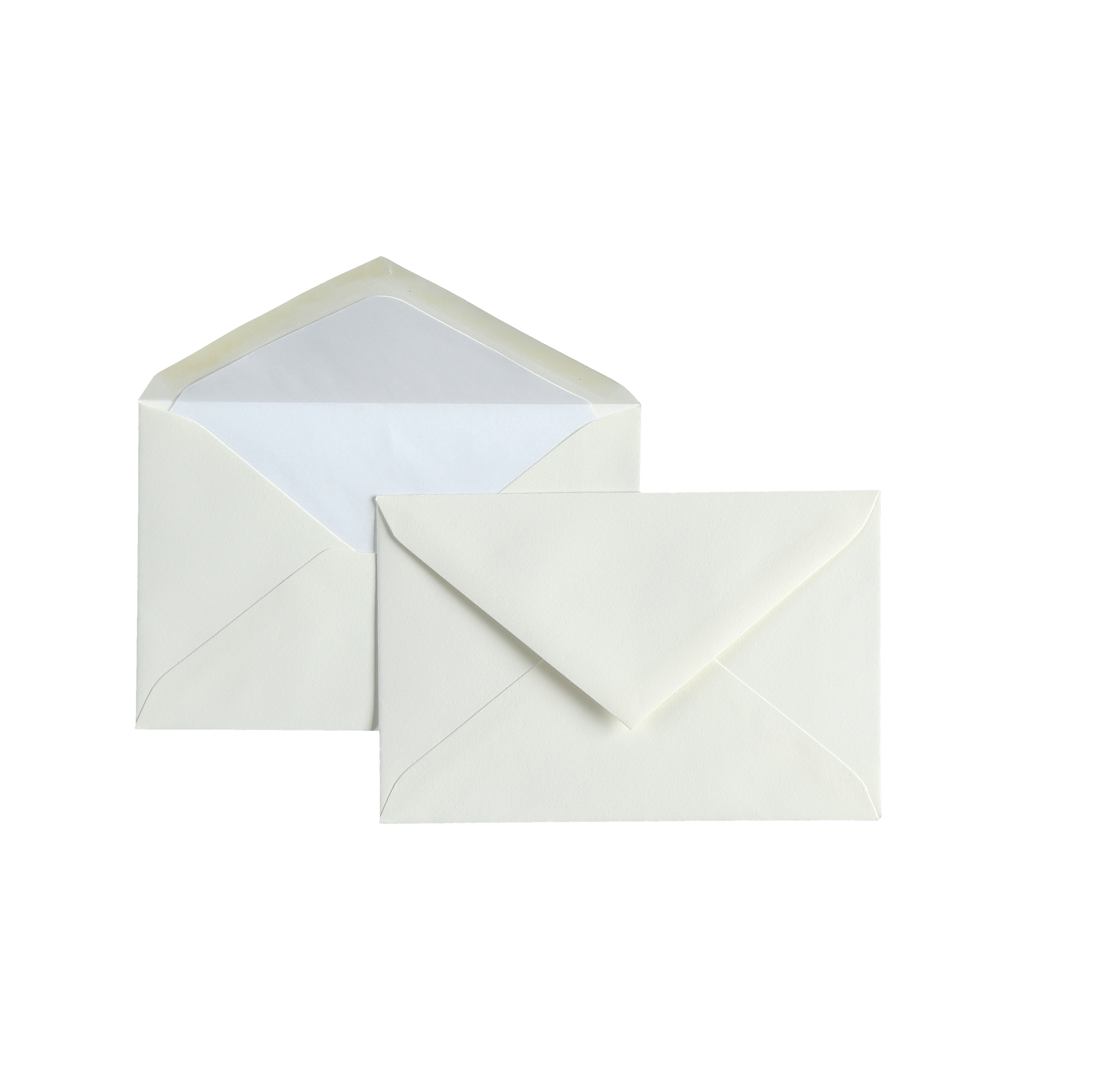 25 enveloppes Pur Coton format C6 - 11.4 x 16.2 cm - 120 g/m² - Crème - 5413036404363