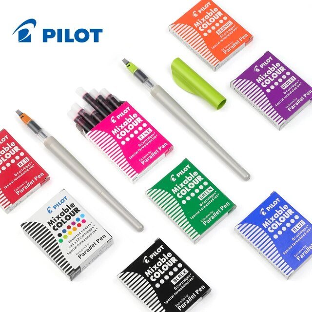 Lot de 6 cartouches d'encre Parallel Pen - Stylo plume - Pilot