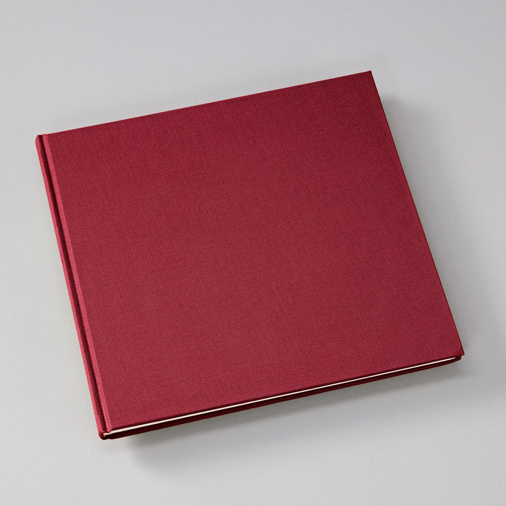 Livre d'Or Slim SEMIKOLON - 25 x 23 cm - Uni - Burgundy -