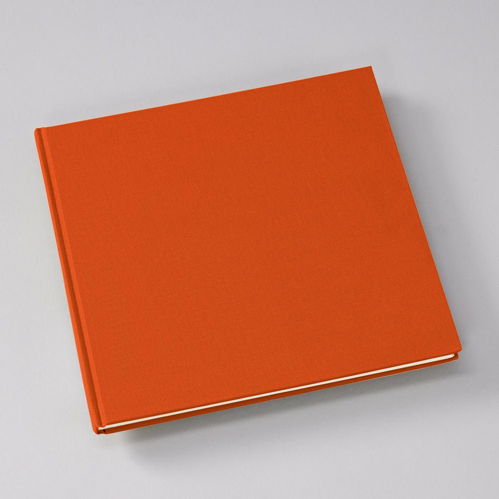 Livre d'Or Slim SEMIKOLON - 25 x 23 cm - Uni - Orange -