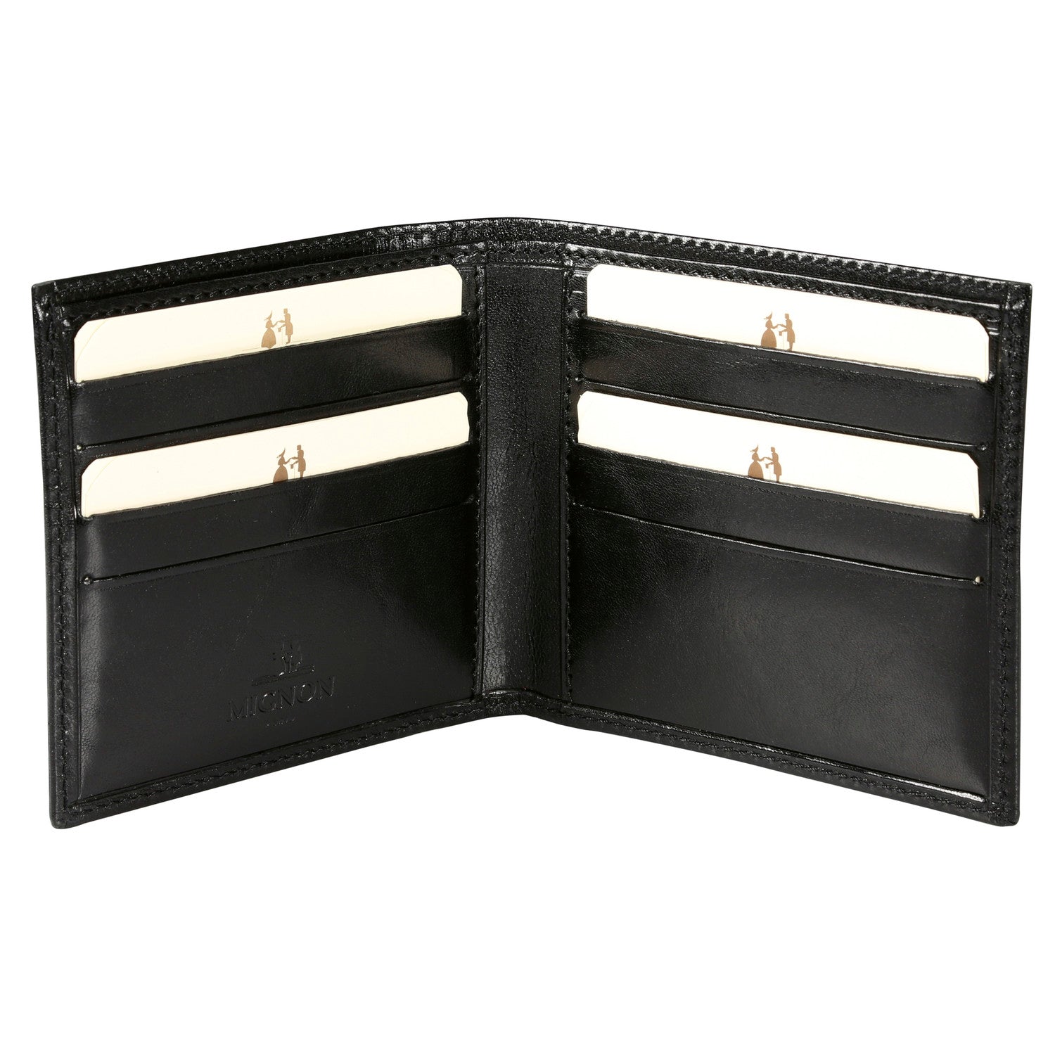 Porte-billets Mignon Veau Boboli - Noir - -