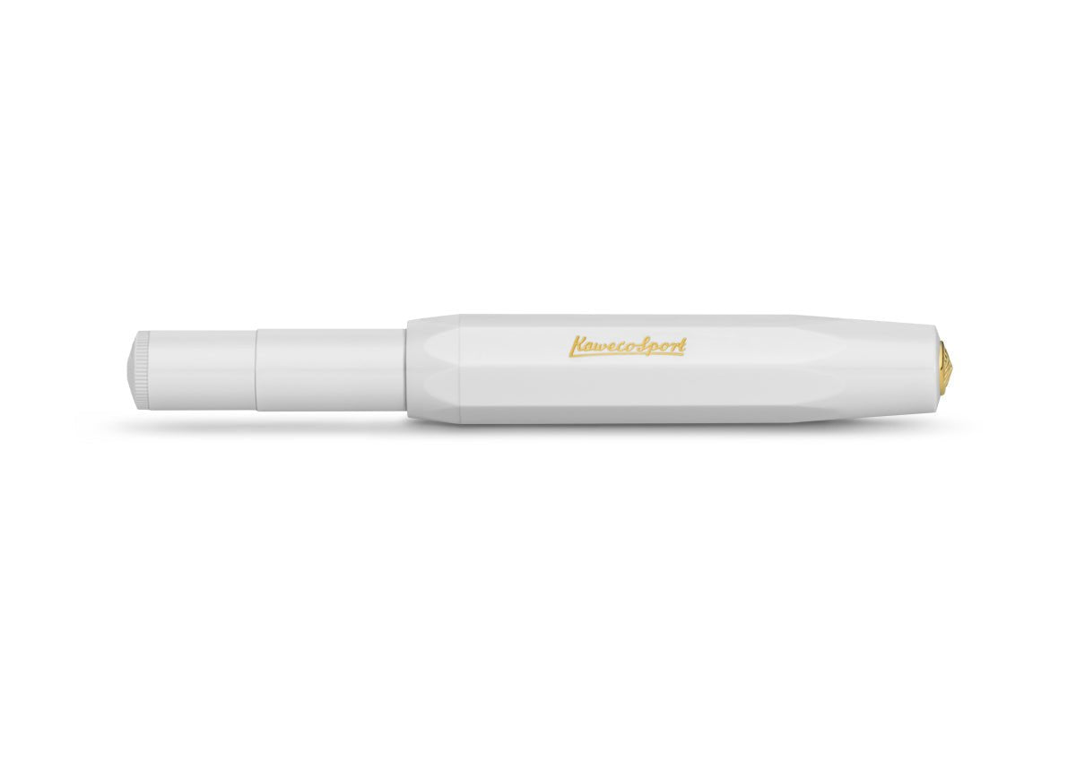 Stylo plume KAWECO Classic Sport - Extra-fine (EF) - Blanc - 4250278604288