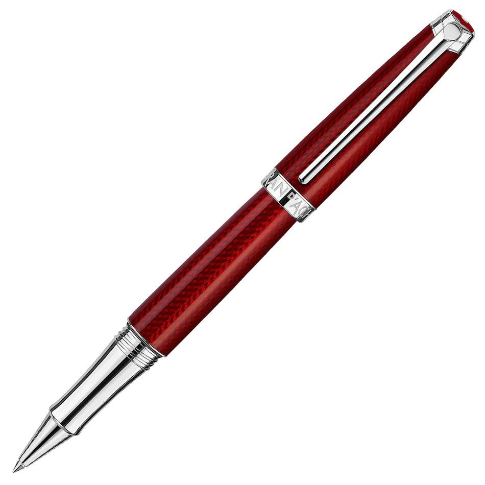 Stylo roller CARAN D'ACHE Léman Rouge Carmin - Fine (F) - Rouge carmin - -