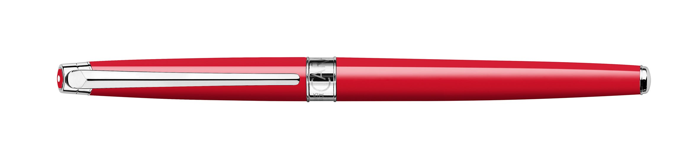 Stylo roller CARAN D'ACHE Léman Slim Rouge Écarlate - Fine (F) - Rouge écarlate - -