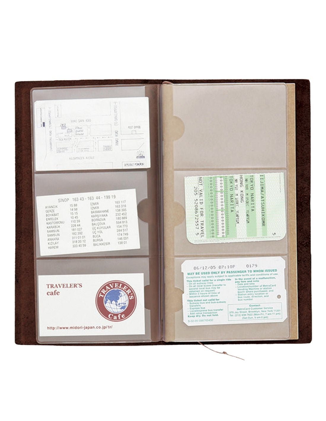 TRAVELER'S notebook 007 - porte-cartes (regular size) - TN Regular size - - 4902805143011